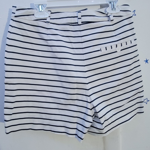 Zara basic shorts white with black lines Size Small - Picture 2 of 3